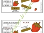 Skala - wklejka do zeszytu.