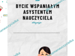 Dyplom za bycie wspaniałym asystentem nauczyciela