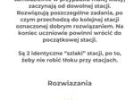 Stacje zadaniowe - Działania pisemne, podzielność liczb Nauczalni kl 5 6