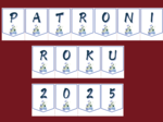 PATRONI ROKU 2025 – girlanda – biblioteka – język polski – wersja 2
