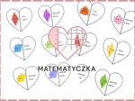 Serduszkowe Pary Walentynki Dopasuj Figury Obwód i Pole cz2 Matematyczka Martyna Rozalia
