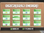 Gazetka szkolna - OSZCZĘDZAJ ENERGIĘ DZIEŃ ZIEMI