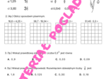 Sprawdzian. Liczby i działania. Klasa 6. GWO