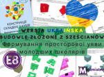 E8 Powtórzenie przed egzaminem ósmoklasisty Budowle złożone z sześcianów -wersja ukraińska z odpowiedziami