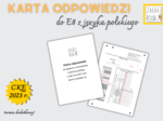 Karta odpowiedzi do egzaminu ósmoklasisty z języka polskiego w 2023 r. [termin dodatkowy]