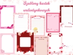 💗🩷 SZABLONY KARTEK WALENTYNKOWYCH 🩷💗