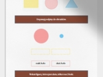Porównywanie i opisywanie figur geometrycznych. Karta pracy. Sprawdzian.