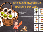 GRA MATEMATYCZNA - Idziemy do lasu
