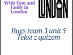 Bugs team 3 unit 5 - tekst z quizem