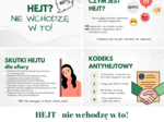 HEJT - nie wchodzę w to! - scenariusz lekcji + gazetka szkolna