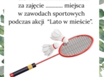 Wakacyjne konkursy – inspiracja dla wychowawców – „Lato w mieście”, „Kolonie letnie”