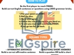 LEGO Grammar Fun – Present Simple, to be i can w formie gry