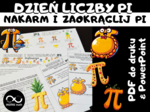 Matematyczne wyzwanie: Nakarm i zaokrąglij Pi. Matematyczny Dzień Liczby Pi. Liczba Pi, Dzień Matematyki, 14 Marca.