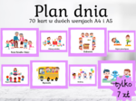 Plan dnia - 70 kart w dwóch wersjach A4 i A5