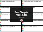 Past Simple - wklejki