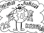 Przedszkole. Dzień Ziemi kolorowanka-1