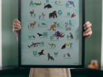 Plakat "Alfabet zwierząt" 30x40 cm