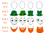 ST. PATRICK'S DAY - GOTOWA LEKCJA DLA KLAS 1-3; FLASHCARDS, WORKSHEETS, TRACING, HUNT, PICTIONARY, ROLL A LEPRECHAUN, CRACK THE CODE
