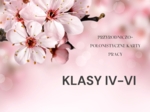 PRZYRODNICZO-POLONISTYCZNE KARTY PRACY DLA KLAS IV-VI