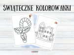 KOLOROWANKI ZIMA BOŻE NARODZENIE