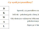 Edukacja matematyczna. Czy wynik jest prawidłowy?