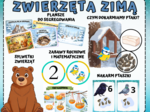ZESTAW ZWIERZĘTA ZIMĄ, PTAKI ZIMĄ,