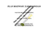 Plan rozwoju zawodowego nauczyciela wspomagającego