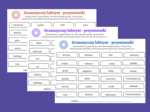 Gramatyczny labirynt - PRZYMIOTNIKI - przymiotnik - części mowy - karta pracy - kl.4-5