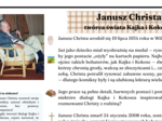 Janusz Christa - atrakcyjna notatka biograficzna