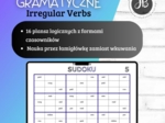 Sudoku gramatyczne – Czasowniki nieregularne | Irregular Verbs Sudoku Pack