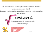 Zestaw 4 Egzaminacyjne 15-minutówki