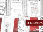 Patriotyczne Kolorowanki dla Dzieci – Polska, 11 kolorowanek