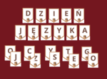 DZIEŃ JĘZYKA OJCZYSTEGO – girlanda – napis – gazetka - wersja 2