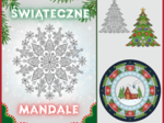 20 Świątecznych Mandali do Kolorowania – Kolorowanki Relaksacyjne PDF