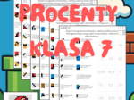 Kolorowanka XXL. Procenty. Klasa 7. Kodowanie