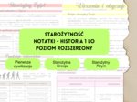 STAROŻYTNOŚĆ - notatki historia 1 LO poziom rozszerzony
