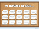 Zasady klasowe „W NASZEJ KLASIE…” - wersja 1