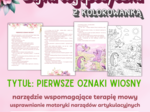 Bajka logopedyczna z kolorowanką – Pierwsze oznaki wiosny