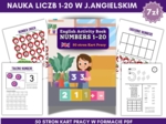 English Activity Book: Numbers 1-20 🍎🔢 50 stron PDF