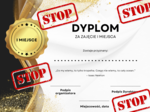 Dyplom - 3 sztuki - I, II i III miesjce