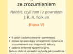 Hobbit - czytanie ze zrozumieniem
