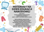 ZESTAW NA DZIEŃ EDUKACJI NARODOWEJ I DZIEŃ NAUCZYCIELA - KARTY PRACY
