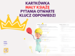 MAŁY KSIĄŻĘ - prosta, szybka kartkówka, pytania otwarte, klucz odpowiedzi, prosta punktacja