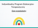Indywidualny Program Edukacyjno- Terapeutyczny