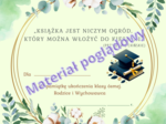 Wkładki do książek. Zakończenie roku szkolnego. Klasy 1-8 . Wzór 5