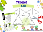 Wagi – układanka trimino w dwóch wersjach