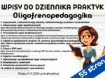 WPISY DO DZIENNIKA PRAKTYK - Oligofrenopedagogika