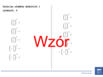 Sześcian ułamków dodatnich i ujemnych | matematyka | 26 kolumn
