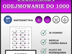 Domino - Dodawanie i odejmowanie do 1000 | matematyka