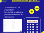 Dodawanie i odejmowanie jednomianów (ułamki) | matematyka, algebra | 26 kolumn